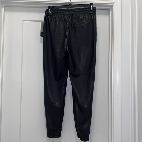 NWT! Bagatelle Faux-Leather Joggers - Picture 4 of 5
